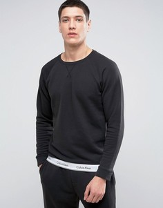 Хлопковый свитшот Calvin Klein - Черный