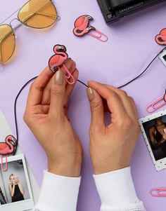 Скрепки в форме фламинго Mustard - Мульти