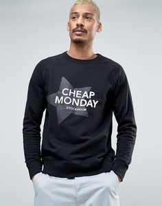 Свитер с принтом звезд Cheap Monday - Черный