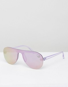 Зеркальные очки-авиаторы Cheap Monday - Фиолетовый