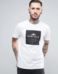 Белая свободная футболка с логотипом Penfield Kemp - Белый
