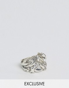 Кольцо с когтями дракона Reclaimed Vintage Inspired - Серебряный