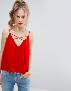 Свободный топ на бретельках ASOS - Красный