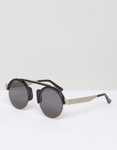 Круглые солнцезащитные очки Spitfire - Черный