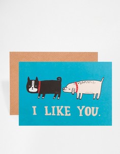 Открытка I Like You Ohh Deer - Мульти