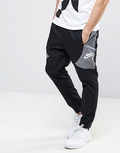 Черные джоггеры колор блок Nike International 831134-010 - Черный