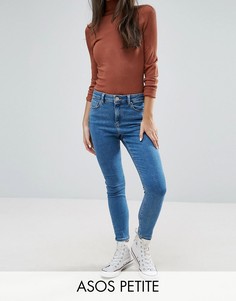 Укороченные джинсы ASOS PETITE RIDLEY - Синий