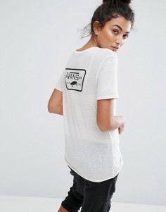Светло-бежевая футболка Vans - Белый