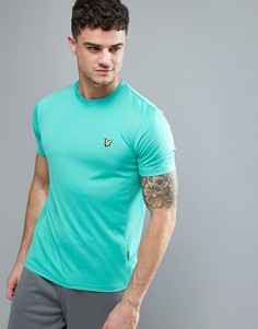 Зеленая футболка с сетчатой вставкой Lyle & Scott Fitness Peters - Зеленый