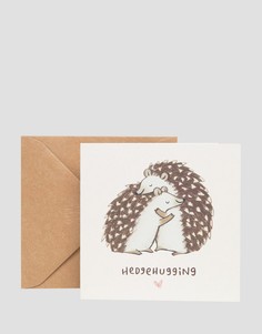 Открытка Ohh Deer Hedgehugging - Мульти