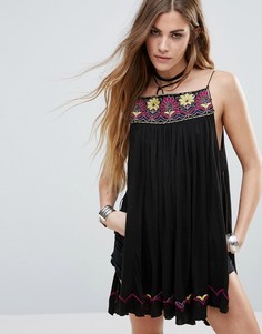 Топ-туника Free People - Черный