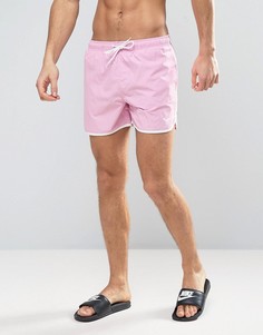 Короткие шорты для плавания в стиле ретро Bravesoul - Розовый
