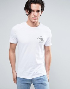 Футболка с логотипом на груди Jack & Jones Originals - Белый