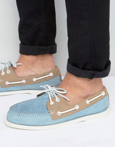 Замшевые мокасины Sperry Topsider - Синий