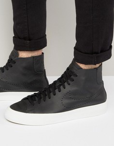 Черные кроссовки средней высоты Nike Blazer Studio 880870-001 - Черный