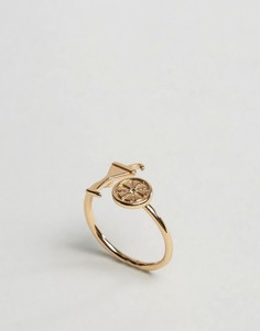 Коктейльное кольцо ASOS - Золотой
