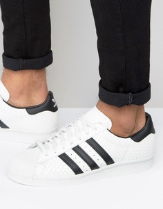 Белые кроссовки в стиле 80-х adidas Originals Superstar - Белый