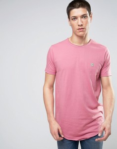 Длинная футболка с необработанным краем Le Breve - Розовый