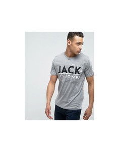 Футболка с логотипом Jack & Jones - Серый