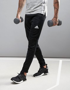 Черные суженные книзу брюки adidas Training BK0348 - Черный
