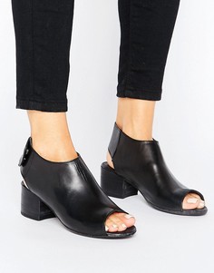 Кожаные сандалии на среднем каблуке H by Hudson - Черный