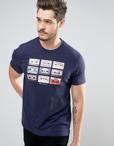 Футболка с принтом Ben Sherman - Темно-синий