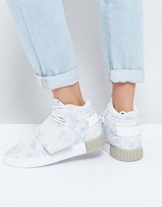 Женские камуфляжные кроссовки adidas Originals Tubular Doom - Белый