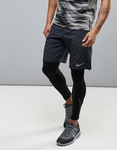 Черные шорты Nike Running Flex 9 Distance 834227-010 - Черный