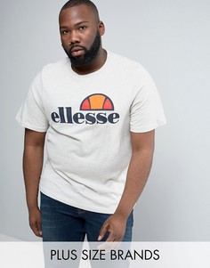 Футболка с классическим логотипом Ellesse PLUS - Светло-серый