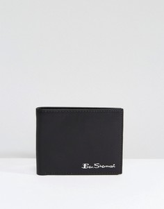 Классический кожаный бумажник Ben Sherman - Черный