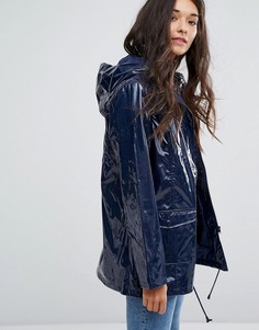 Лакированное пальто-дождевик New Look - Синий