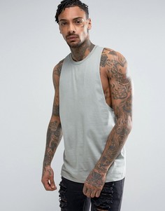 Майка-борцовка ASOS - Зеленый