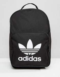Черный рюкзак с логотипом в виде трилистника adidas Originals - Черный