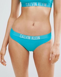 Плавки бикини с логотипом Calvin Klein - Синий