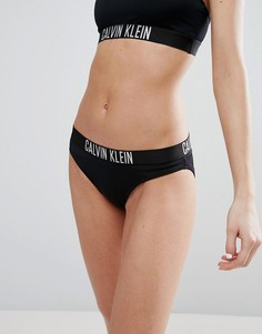 Плавки бикини с логотипом Calvin Klein - Черный