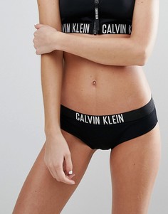 Бикини трусики-хипстеры с логотипом Calvin Klein - Черный