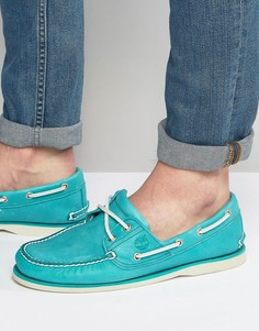 Клаассические мокасины Timberland - Зеленый