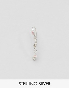 Серебряные серьги с камнями ASOS - Серебряный