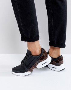 Черные кожаные кроссовки Nike Air Max Jewell Lx - Черный