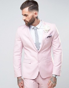 Супероблегающий пиджак розового цвета Rudie - Розовый