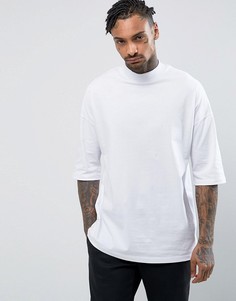Белая oversize‑футболка ASOS - Белый