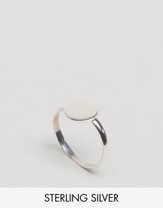 Серебряное кольцо с диском Kingsley Ryan - Серебряный