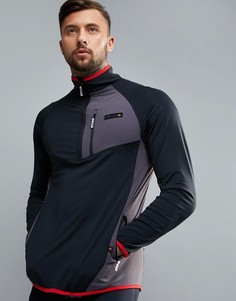 Лонгслив с воротом на молнии Ellesse Sport - Черный