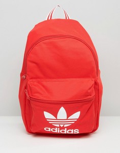 Рюкзак с логотипом-трилистником adidas Originals - Красный