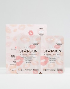 Увлажняющая, увеличивающая объем маска для губ с биоцеллюлозой Starskin Dreamkiss (2x2 шт. - Бесцветный