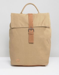 Парусиновый рюкзак песочного цвета с клапаном Mi-Pac Day Pack - Бежевый