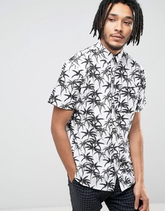 Рубашка с пальмами D-Struct - Белый