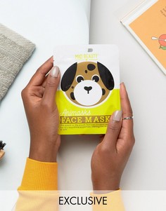 Листовые маски для лица в виде животных - собака - Бесцветный Beauty Extras