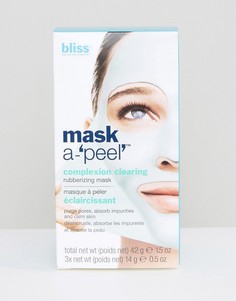 Очищающая маска для цвета лица 3 x 14 г Bliss Mask a-Peel - Бесцветный