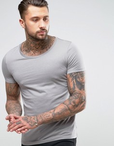 Серая футболка ASOS - Серый